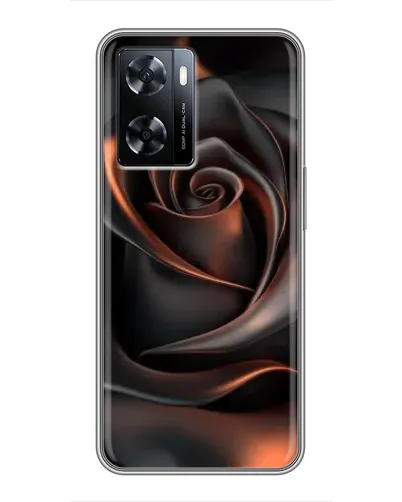 Чехол для OnePlus Nord N20 SE с картинкой «Шелковая черная роза» Чехол для OnePlus Nord N20 SE с картинкой «Шелковая черная роза»