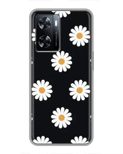 Чехол для OnePlus Nord N20 SE с картинкой «Ромашки на черном» Чехол для OnePlus Nord N20 SE с картинкой «Ромашки на черном»