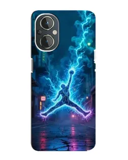 Чехол для OnePlus Nord N20 с картинкой «Jordan Gold Jumpman»