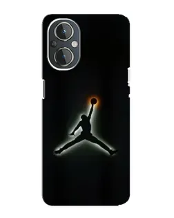 Чехол для OnePlus Nord N20 с картинкой «Jordan Gradient Logo»