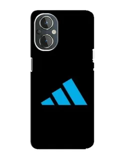 Чехол для OnePlus Nord N20 с картинкой «Adidas Cyan Logo»