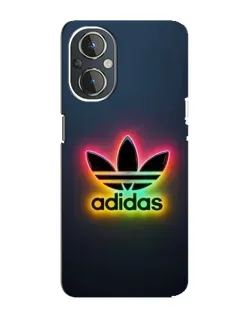 Чехол для OnePlus Nord N20 с картинкой «Неоновый Adidas»