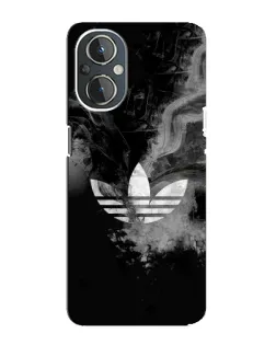 Чехол для OnePlus Nord N20 с картинкой «Абстрактный дым Adidas»