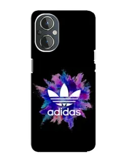 Чехол для OnePlus Nord N20 с картинкой «Взрыв красок Adidas»