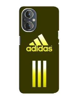 Чехол для OnePlus Nord N20 с картинкой «Оливковый градиент Adidas»
