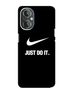 Чехол для OnePlus Nord N20 с картинкой «Классический принт Nike»