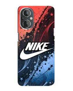 Чехол для OnePlus Nord N20 с картинкой «Градиентный принт Найк»