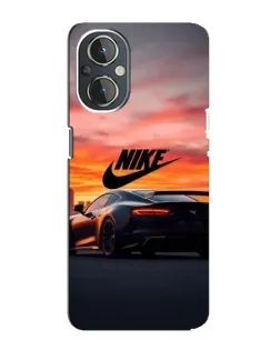 Чехол для OnePlus Nord N20 с картинкой «Nike и суперкар»