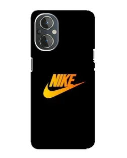 Чехол для OnePlus Nord N20 с картинкой «Золотой логотип Nike»