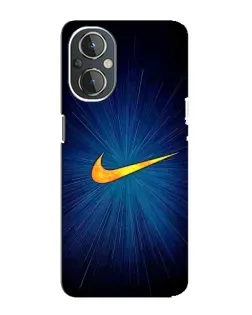 Чехол для OnePlus Nord N20 с картинкой «Синий пульс Nike»