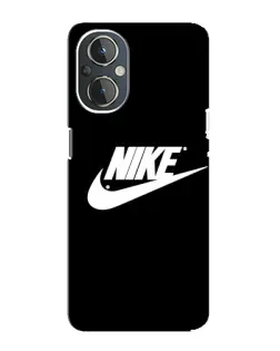 Чехол для OnePlus Nord N20 с картинкой «Мазки краски Nike»