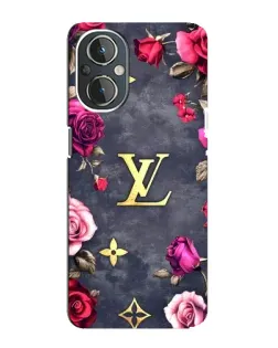 Чехол для OnePlus Nord N20 с картинкой «Цветочный Louis Vuitton»