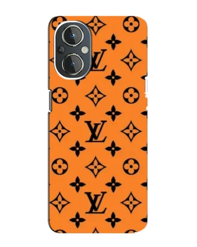 Чехол для OnePlus Nord N20 с картинкой «Оранжевый стиль LV»
