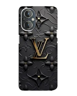 Чехол для OnePlus Nord N20 с картинкой «Кожаная текстура LV»