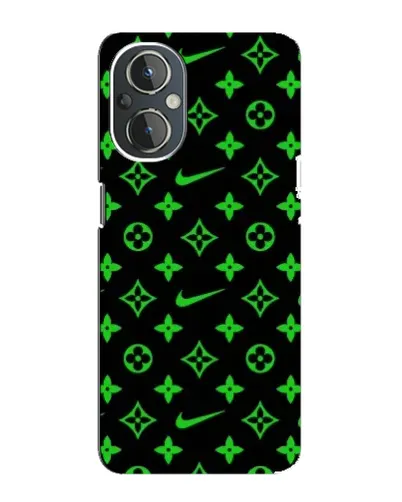 Чехол для OnePlus Nord N20 с картинкой «Неоновый принт LV»