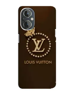 Чехол для OnePlus Nord N20 с картинкой «LV — золотая печать»