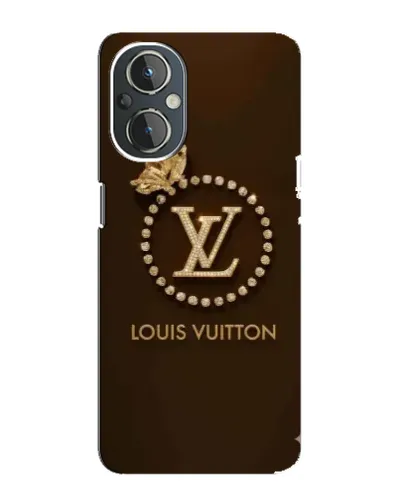 Чехол для OnePlus Nord N20 с картинкой «LV — золотая печать»