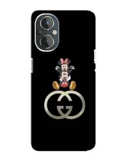 Чехол для OnePlus Nord N20 с картинкой «Минни Маус на лого»