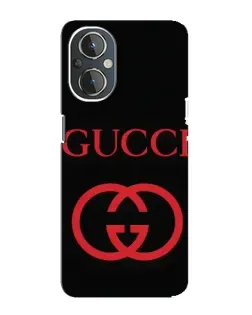Чехол для OnePlus Nord N20 с картинкой «Gucci — красный логотип»