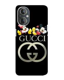 Чехол для OnePlus Nord N20 с картинкой «Gucci — герои Disney»