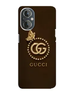 Чехол для OnePlus Nord N20 с картинкой «Gucci — золотая бабочка»