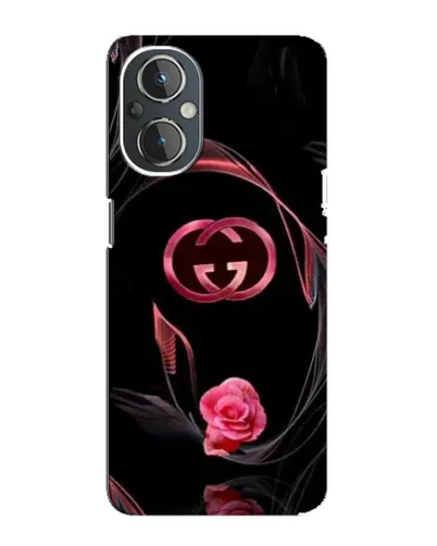 Чехол для OnePlus Nord N20 с картинкой «Gucci — неоновая роза»