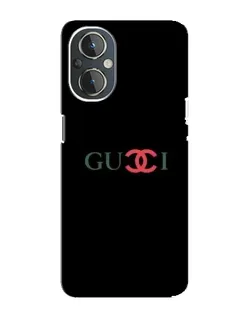 Чехол для OnePlus Nord N20 с картинкой «Gucci — красный градиент»