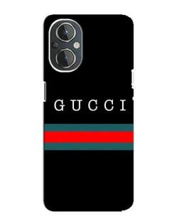 Чехол для OnePlus Nord N20 с картинкой «Gucci — красный пояс»