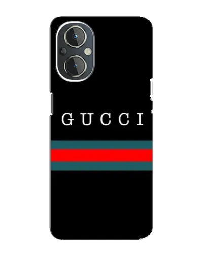 Чехол для OnePlus Nord N20 с картинкой «Gucci — красный пояс»