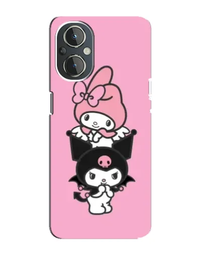 Чехол для OnePlus Nord N20 с картинкой «My Melody и Kuromi» Чехол для OnePlus Nord N20 с картинкой «My Melody и Kuromi»