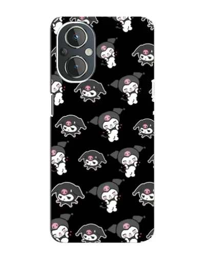 Чехол для OnePlus Nord N20 с картинкой «Черный паттерн Kuromi» Чехол для OnePlus Nord N20 с картинкой «Черный паттерн Kuromi»