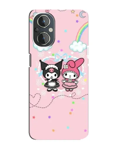 Чехол для OnePlus Nord N20 с картинкой «My Melody и Kuromi» Чехол для OnePlus Nord N20 с картинкой «My Melody и Kuromi»