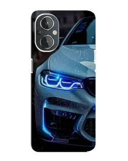 Чехол для OnePlus Nord N20 с картинкой «Взгляд BMW с синими фарами» Чехол для OnePlus Nord N20 с картинкой «Взгляд BMW с синими фарами»