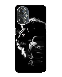 Чехол для OnePlus Nord N20 с картинкой «BMW и лев» Чехол для OnePlus Nord N20 с картинкой «BMW и лев»