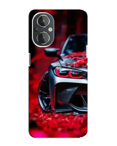Чехол для OnePlus Nord N20 с картинкой «Спортивная BMW и цветы» Чехол для OnePlus Nord N20 с картинкой «Спортивная BMW и цветы»