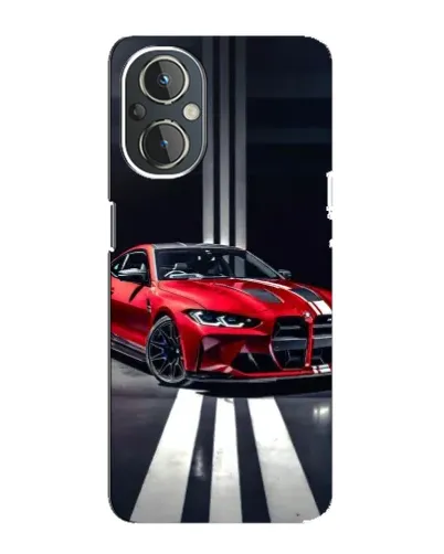 Чехол для OnePlus Nord N20 с картинкой «Красная BMW на дороге» Чехол для OnePlus Nord N20 с картинкой «Красная BMW на дороге»