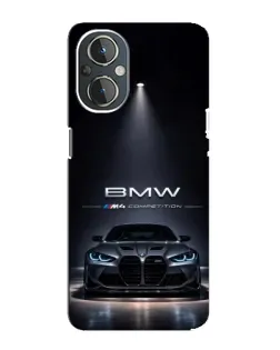 Чехол для OnePlus Nord N20 с картинкой «BMW сквозь ночной город» Чехол для OnePlus Nord N20 с картинкой «BMW сквозь ночной город»