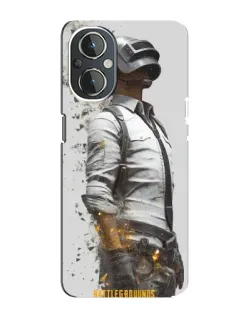 Чехол для OnePlus Nord N20 с картинкой «PUBG — боец в пыли»