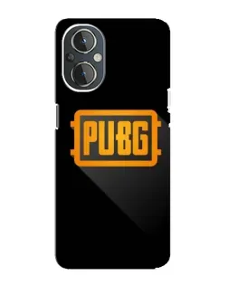 Чехол для OnePlus Nord N20 с картинкой «PUBG — рамка лого»
