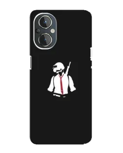 Чехол для OnePlus Nord N20 с картинкой «PUBG — силуэт воина»