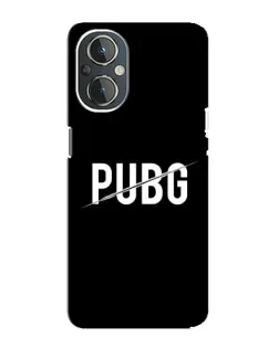 Чехол для OnePlus Nord N20 с картинкой «PUBG — белый логотип»