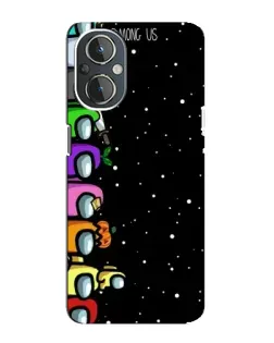 Чехол для OnePlus Nord N20 с картинкой «Команда Among Us» Чехол для OnePlus Nord N20 с картинкой «Команда Among Us»