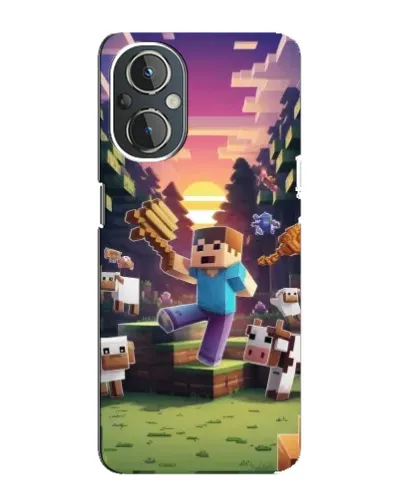 Чехол для OnePlus Nord N20 с картинкой «Стив на ферме» Чехол для OnePlus Nord N20 с картинкой «Стив на ферме»