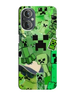 Чехол для OnePlus Nord N20 с картинкой «Криперы Minecraft» Чехол для OnePlus Nord N20 с картинкой «Криперы Minecraft»