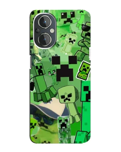 Чехол для OnePlus Nord N20 с картинкой «Криперы Minecraft» Чехол для OnePlus Nord N20 с картинкой «Криперы Minecraft»