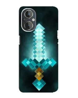 Чехол для OnePlus Nord N20 с картинкой «Алмазный меч неон» Чехол для OnePlus Nord N20 с картинкой «Алмазный меч неон»