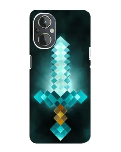 Чехол для OnePlus Nord N20 с картинкой «Алмазный меч неон» Чехол для OnePlus Nord N20 с картинкой «Алмазный меч неон»