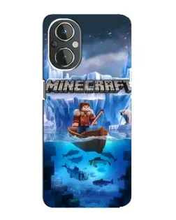 Чехол для OnePlus Nord N20 с картинкой «Minecraft ледяной мир» Чехол для OnePlus Nord N20 с картинкой «Minecraft ледяной мир»