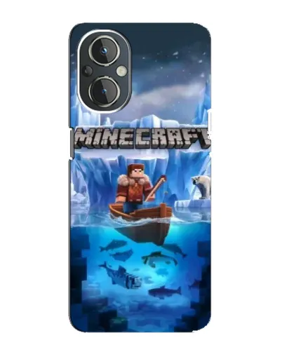 Чехол для OnePlus Nord N20 с картинкой «Minecraft ледяной мир» Чехол для OnePlus Nord N20 с картинкой «Minecraft ледяной мир»