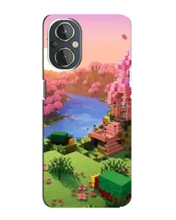 Чехол для OnePlus Nord N20 с картинкой «Розовое дерево Minecraft» Чехол для OnePlus Nord N20 с картинкой «Розовое дерево Minecraft»